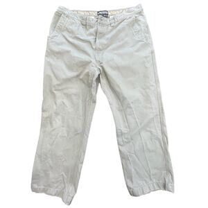 Mountain Khakis Flat Front Jackson Chino Pants Khaki Beige Slim Tailored Men 38